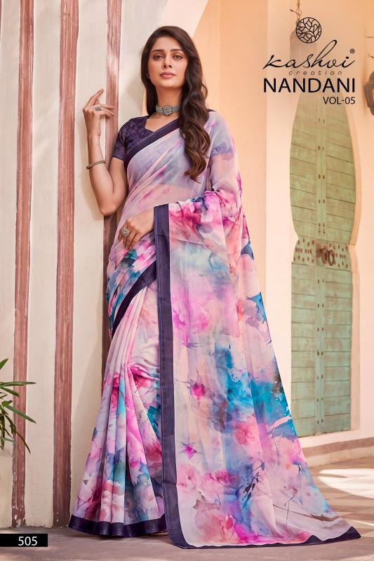 Kashvi nandani vol 5 best saree collection in surat